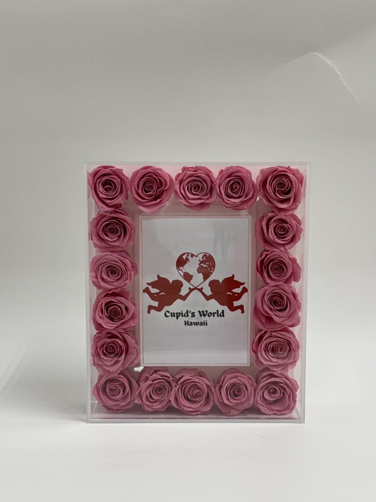 Frame with Preserved Roses